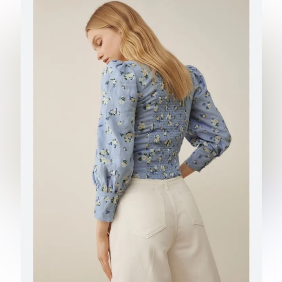 Reformation Stilton Linen Top - Picture 5 of 7